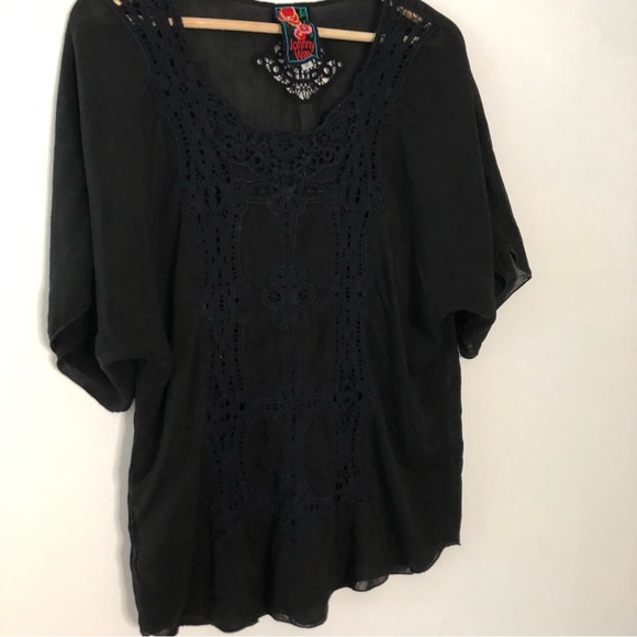 Johnny Was Lace Top - Picture 3 of 7